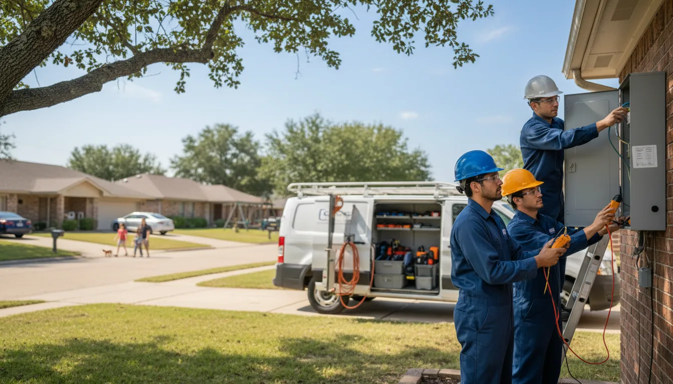 Certified electrician providing emergency electrical services in Avenue, MD